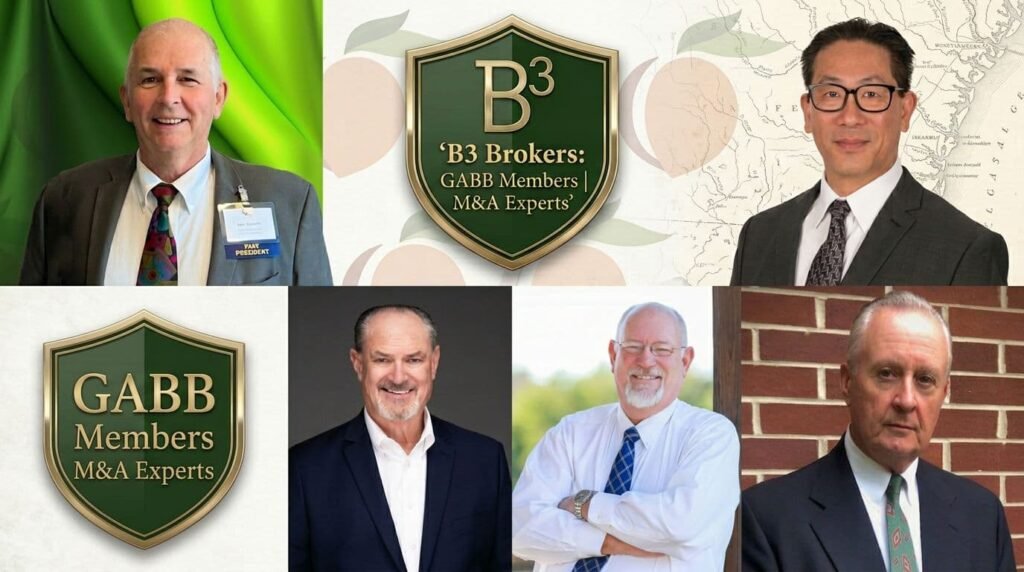 Award Winning B3 Best Business Brokers, Georgia Association of Business Brokers, Dean Burnette, David W. Siu, Brian Judson, Michael Gay, and Keith Turner
